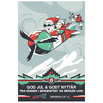 Bergenfest Christmas Illustration Design