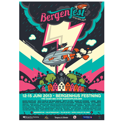 Bergenfest Poster 2013 Illustration Design