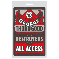 George Thorogood 40 Years Illustration Design
