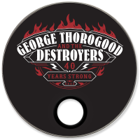 George Thorogood Custom Drumhead