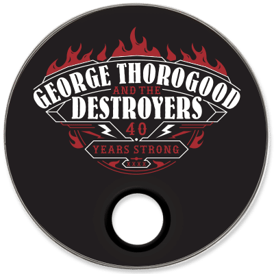 George Thorogood Custom Drumhead